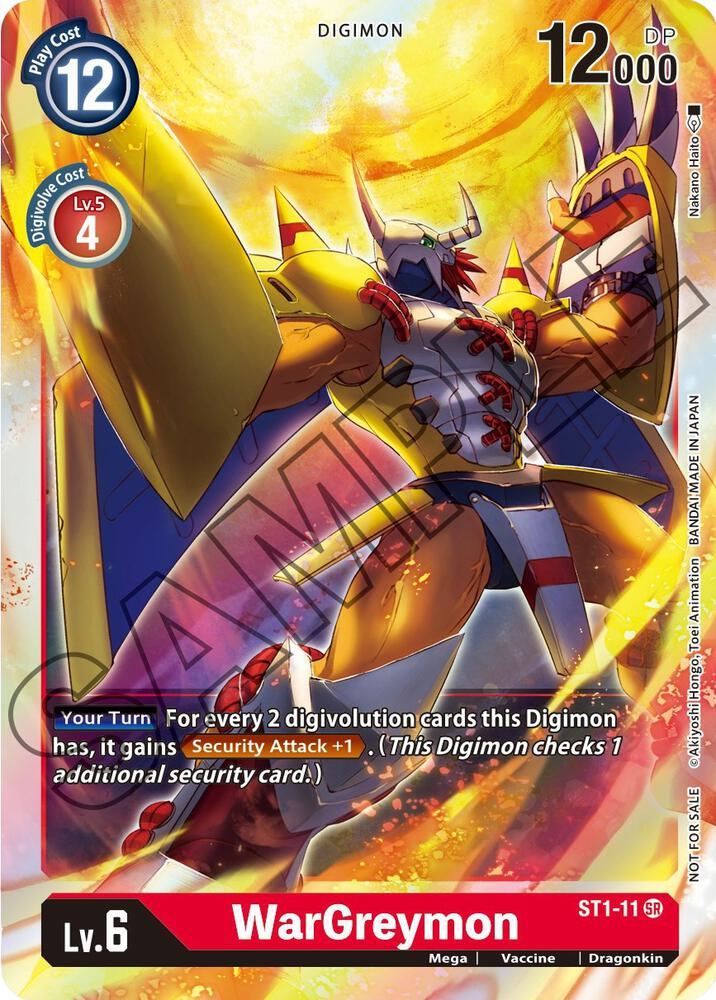 WarGreymon [ST1-11] (Event Pack) [Starter Deck: Gaia Red Promos]