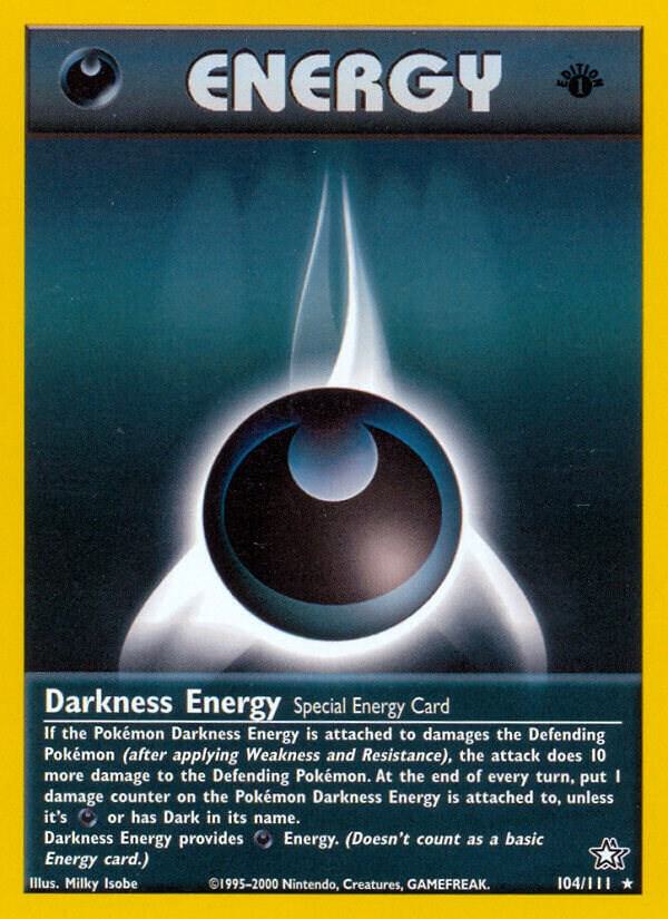 Darkness Energy (104/111) [Neo Genesis Unlimited]