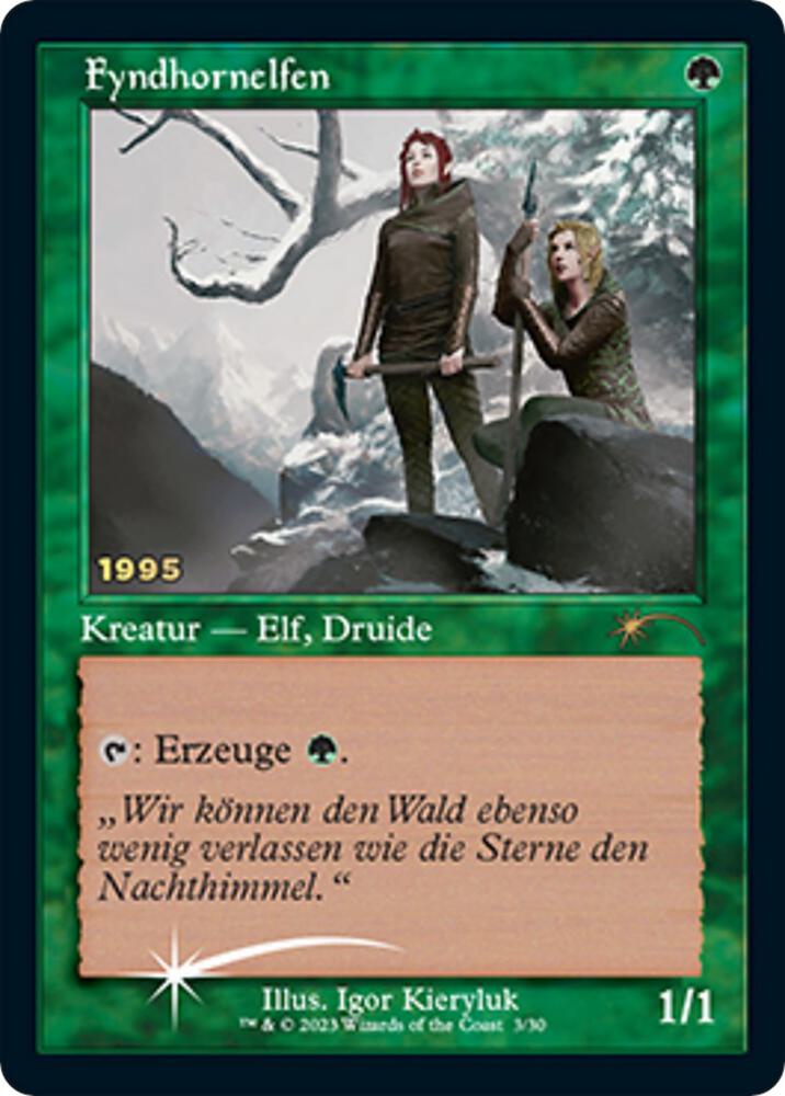 Fyndhornelfen (Fyndhorn Elves) [30th Anniversary Promos]