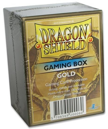 Dragon Shield: Strongbox - Gold (Gaming Box)