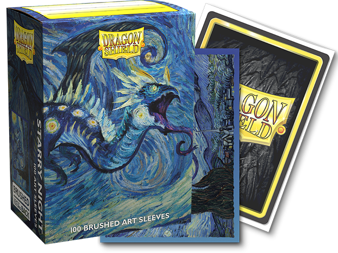 Dragon Shield: Standard 100ct Brushed Art Sleeves - Starry Night