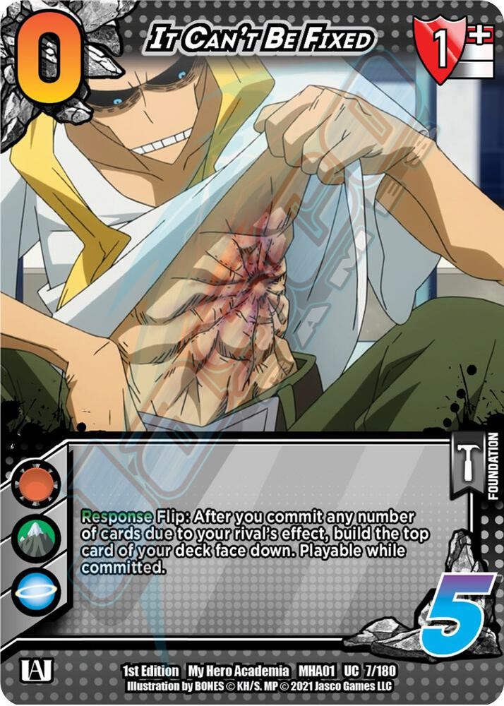 It Can't Be Fixed [Series 1 Unlimited]