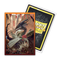 Dragon Shield: Standard 100ct Brushed Art Sleeves - Valentine Dragons (2021)