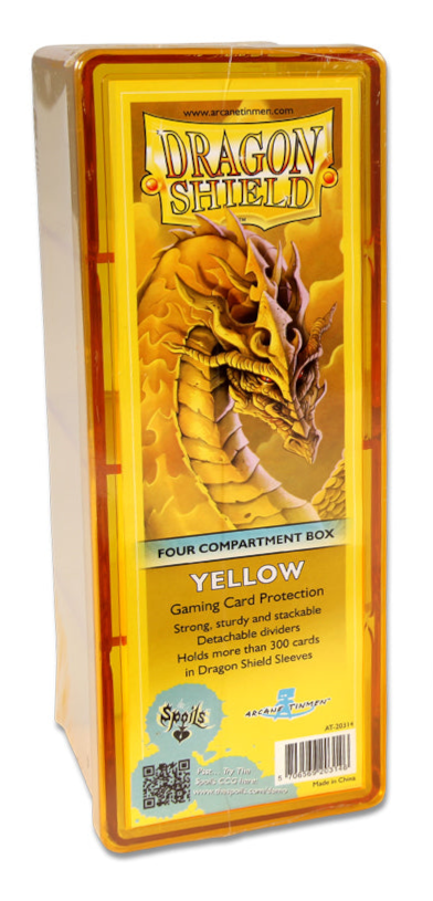 Dragon Shield: Four-Compartment Deck Box - Yellow