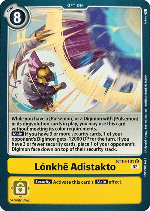 Loenkhe Adistakto [BT10-101] [Revision Pack Cards]