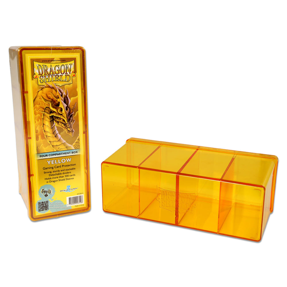 Dragon Shield: Four-Compartment Deck Box - Yellow